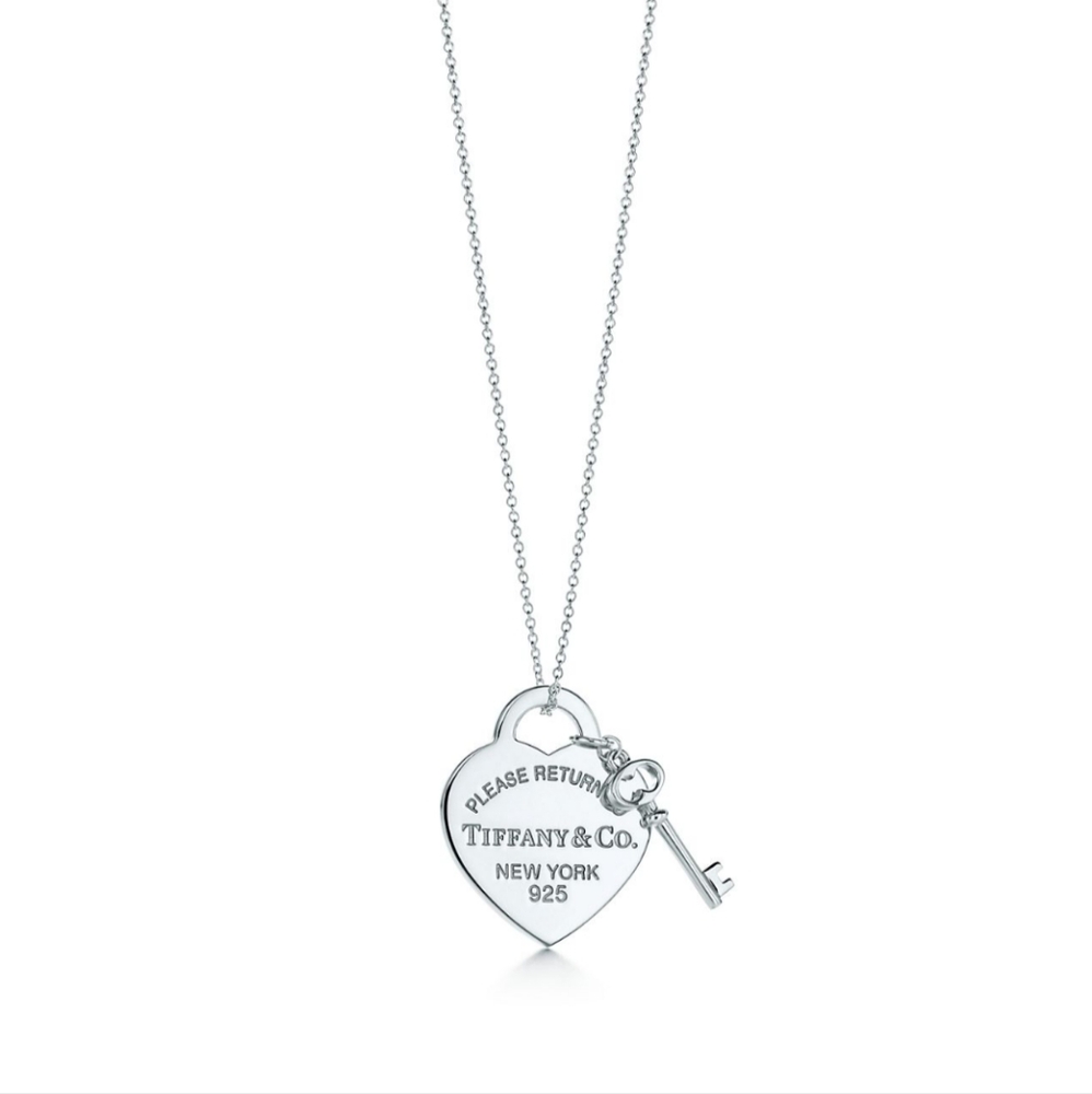 **SOLD**Tiffany & Co Heart+Key Pendnat